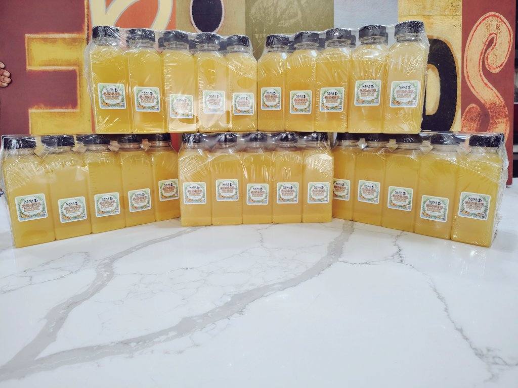 Pure Organic Ginger Drink.