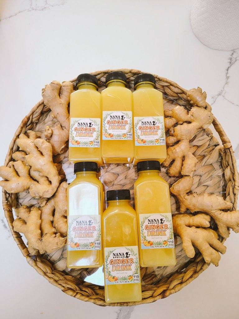 Pure Organic Ginger Drink.